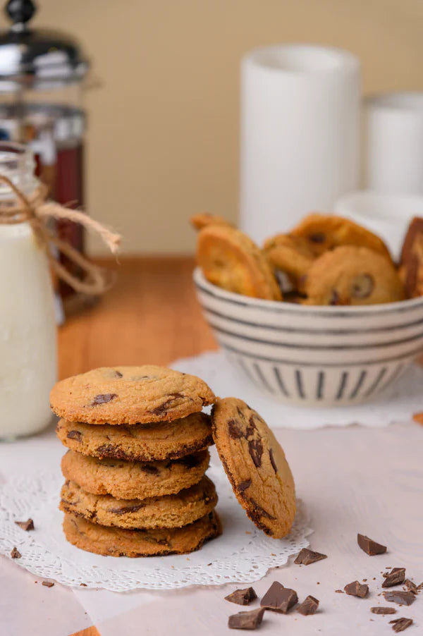 Ben's Inspired Dark Chocolate Chip Cookie With Sea-salt