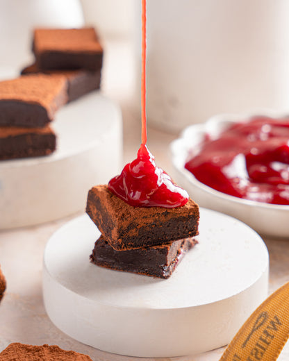 Raspberry Ganache Squares