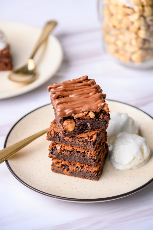 Hazelnut Nutella Brownies