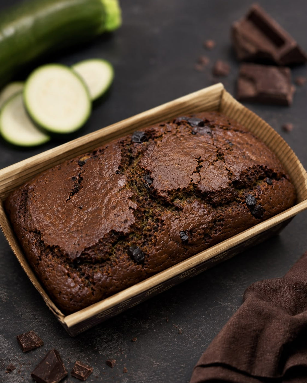 Zucchini Dark Chocolate Loaf